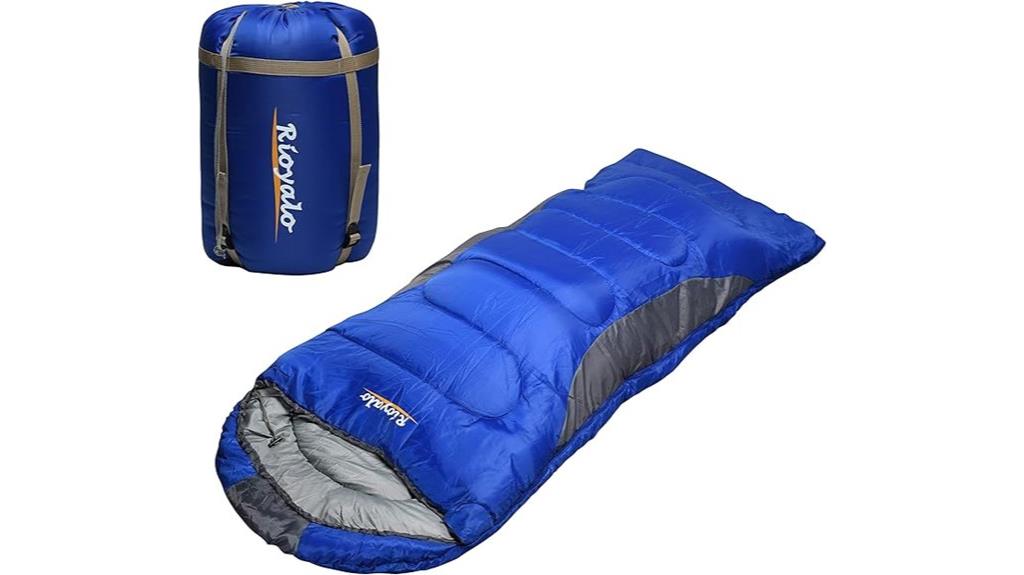 zero degree camping sleeping bag