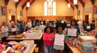 church supports local charities