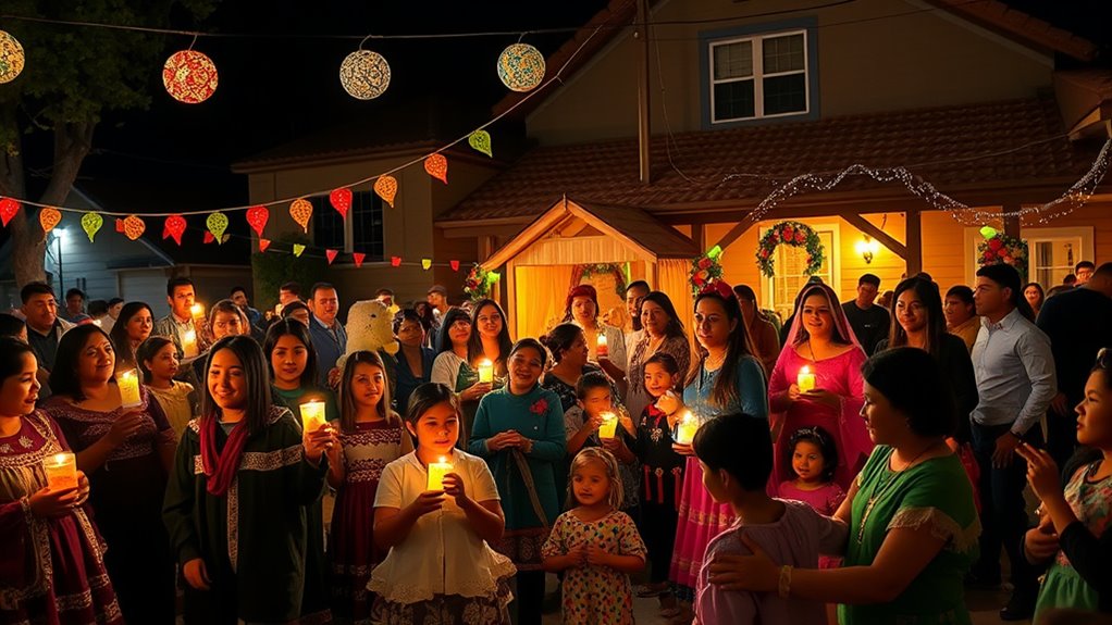 community celebrates las posadas