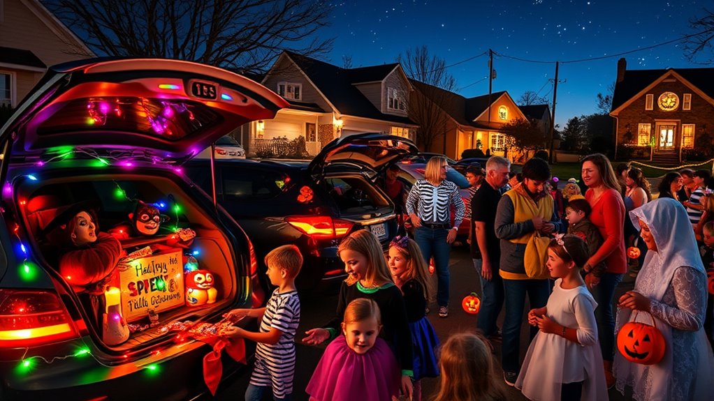 community halloween trunk event