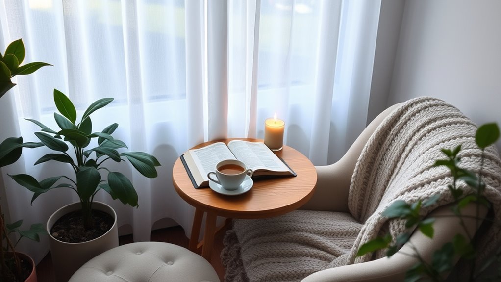 create focused prayer space