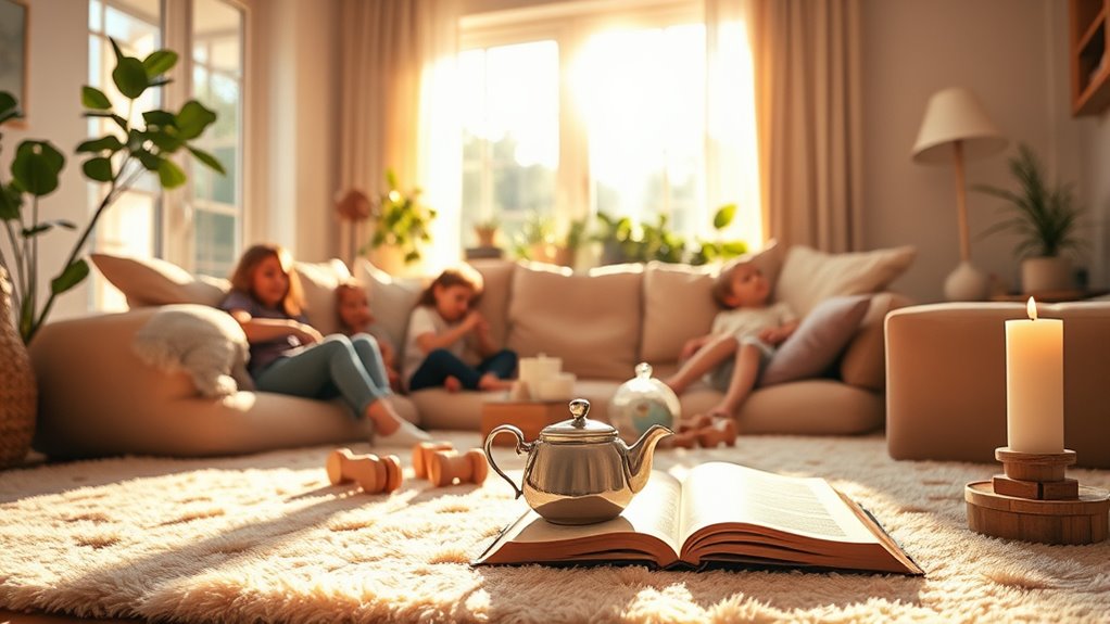 create restful family routines