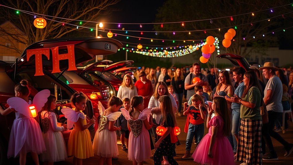 creative halloween trunk displays