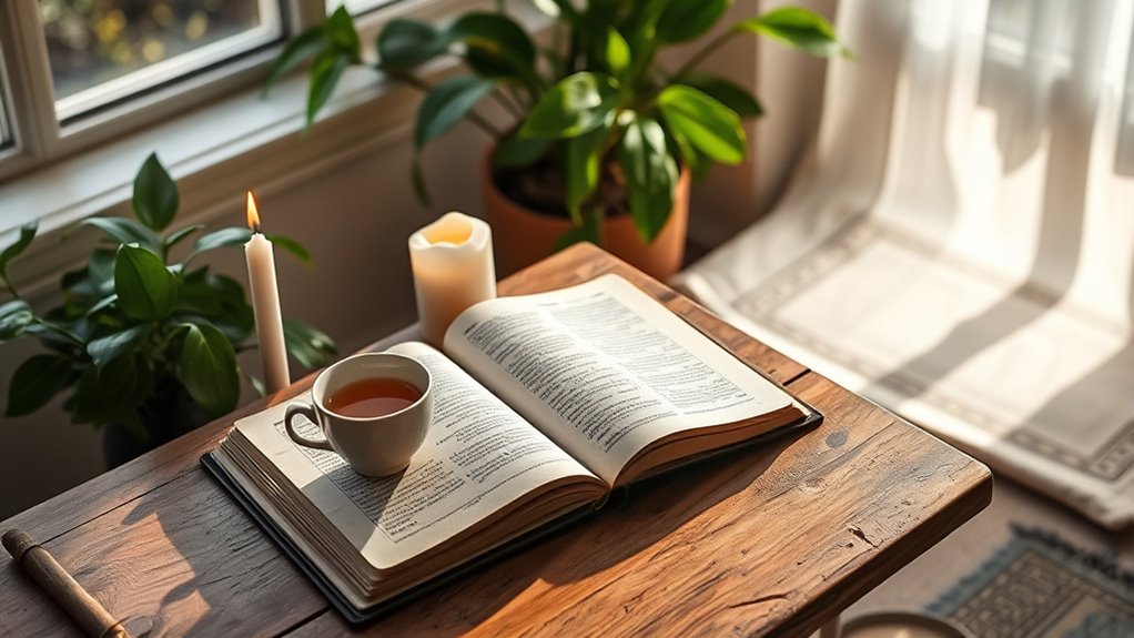 establish regular prayer routine