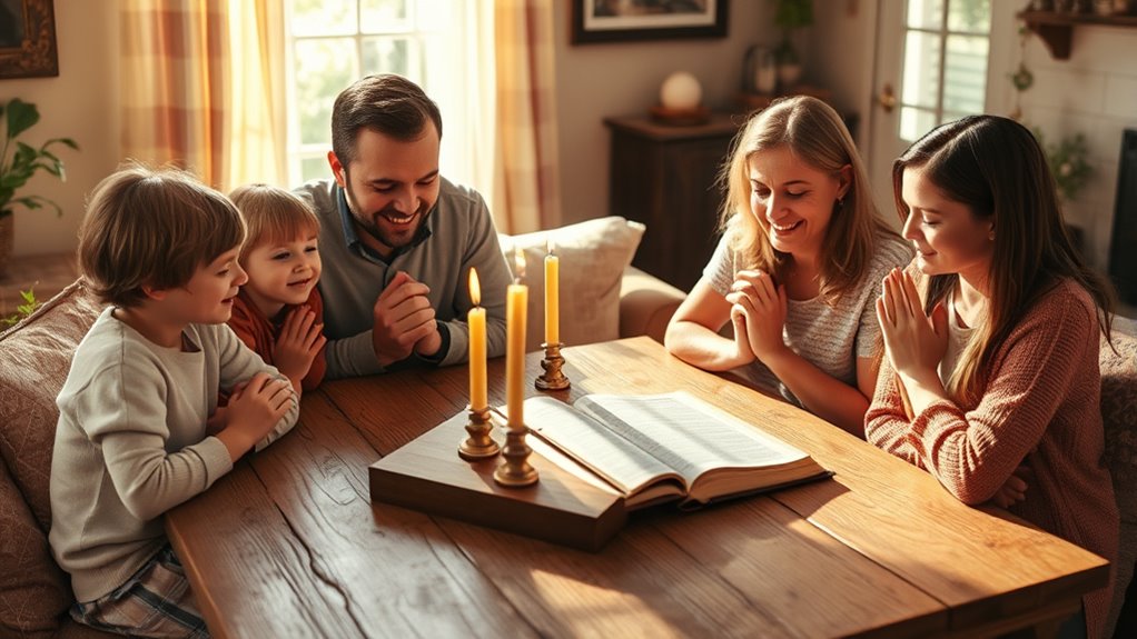 family prayer fosters gratitude