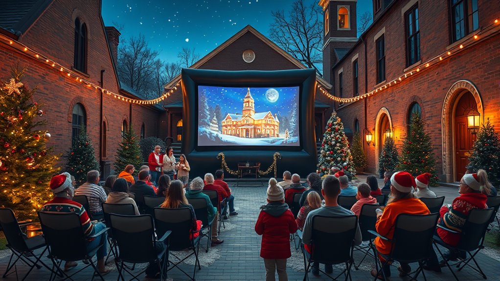 festive family movie night