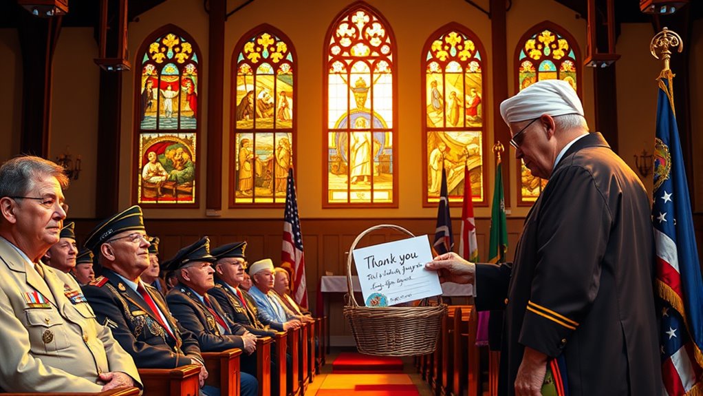 honor veterans during worship