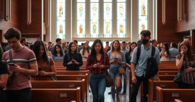 millennials church attendance trends