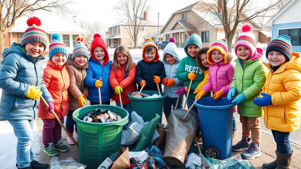 organize neighborhood cleanup effort