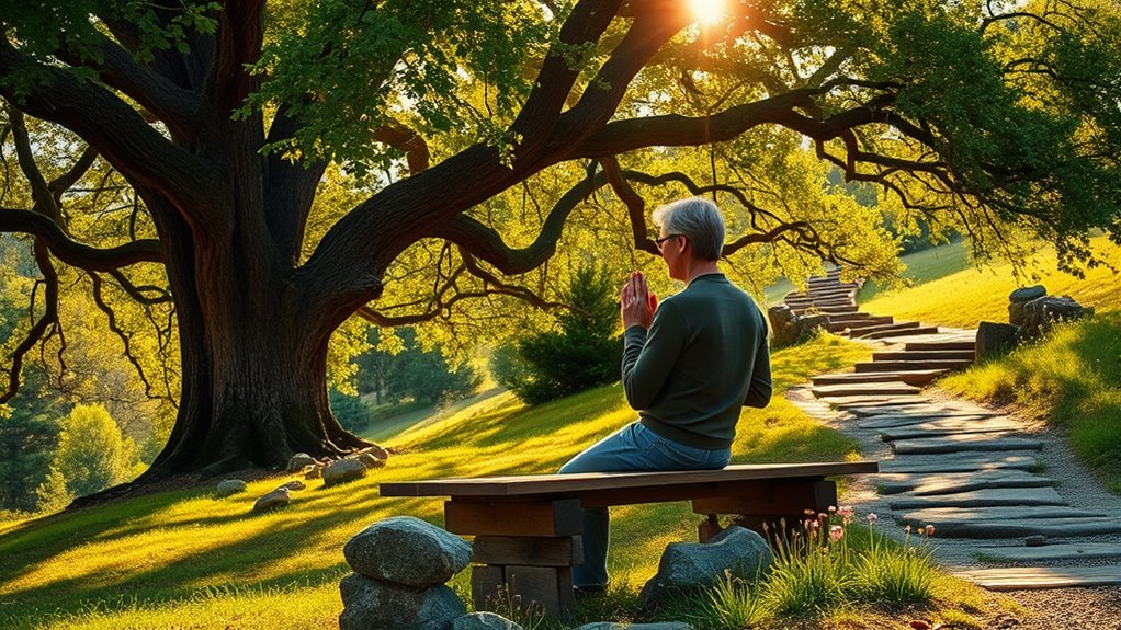 practice patience through reflection