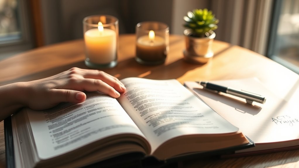 pray with acts method