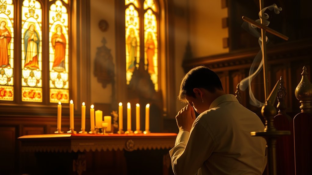 praying for the deceased