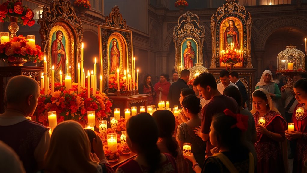 saints parades prayers cemeteries