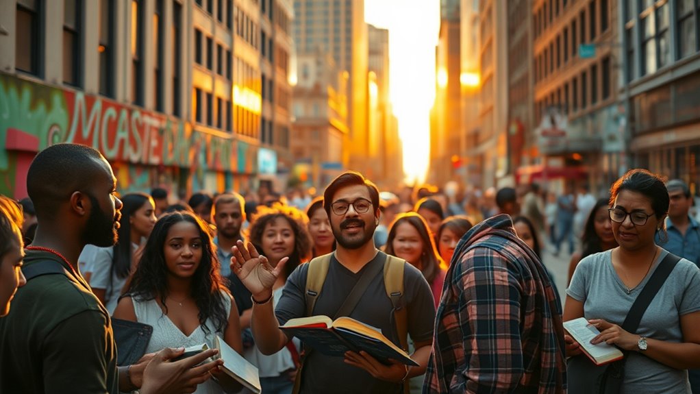 serve share testify connect