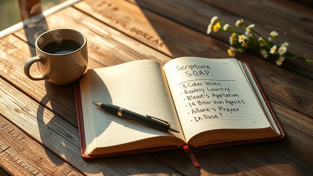 structured scripture engagement routine