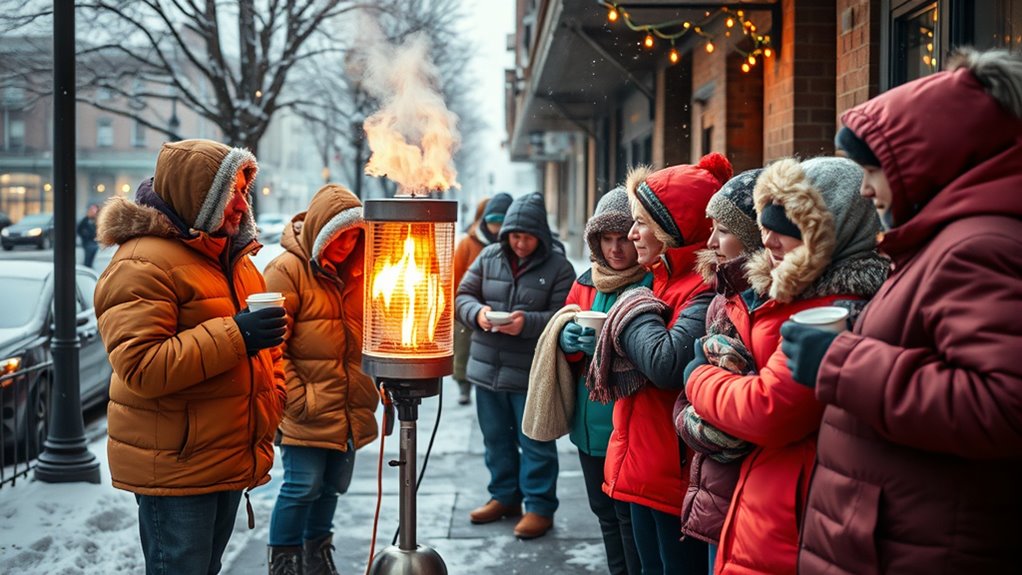 support winter community efforts