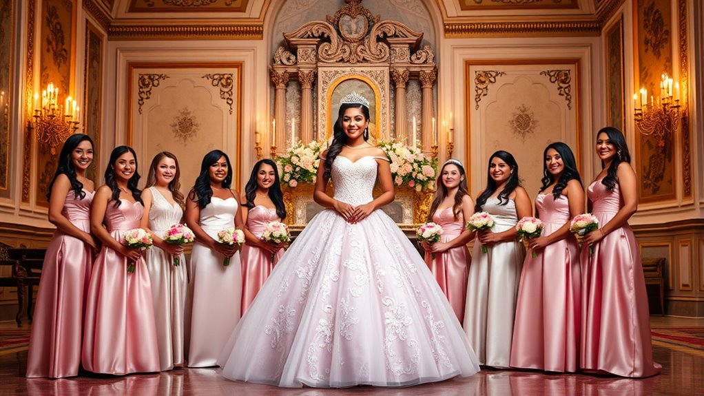 supporting her with traditions