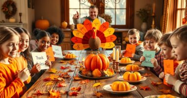 teaching kids gratitude during thanksgiving