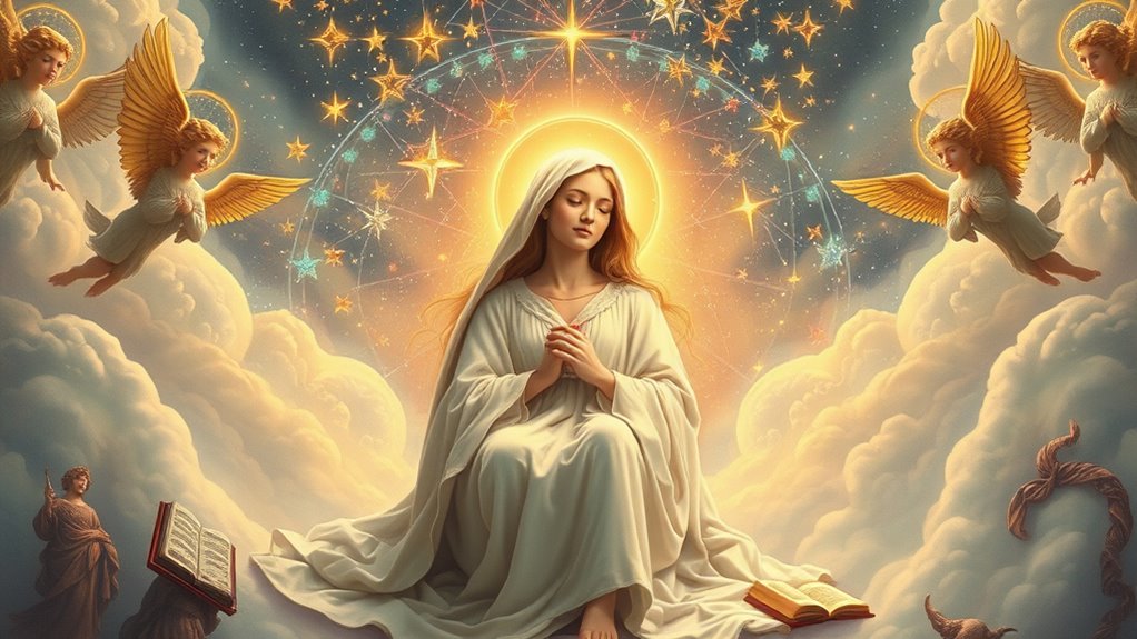 virgin birth artistic symbolism