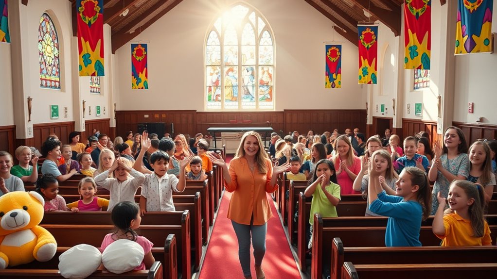 welcoming colorful child friendly environment