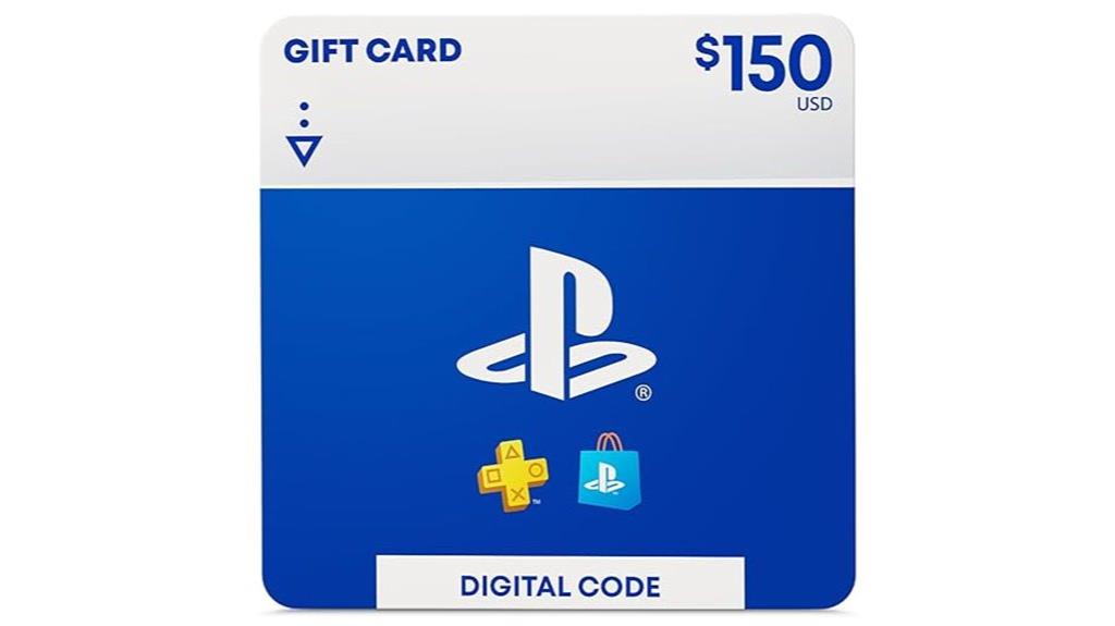 150 digital playstation gift