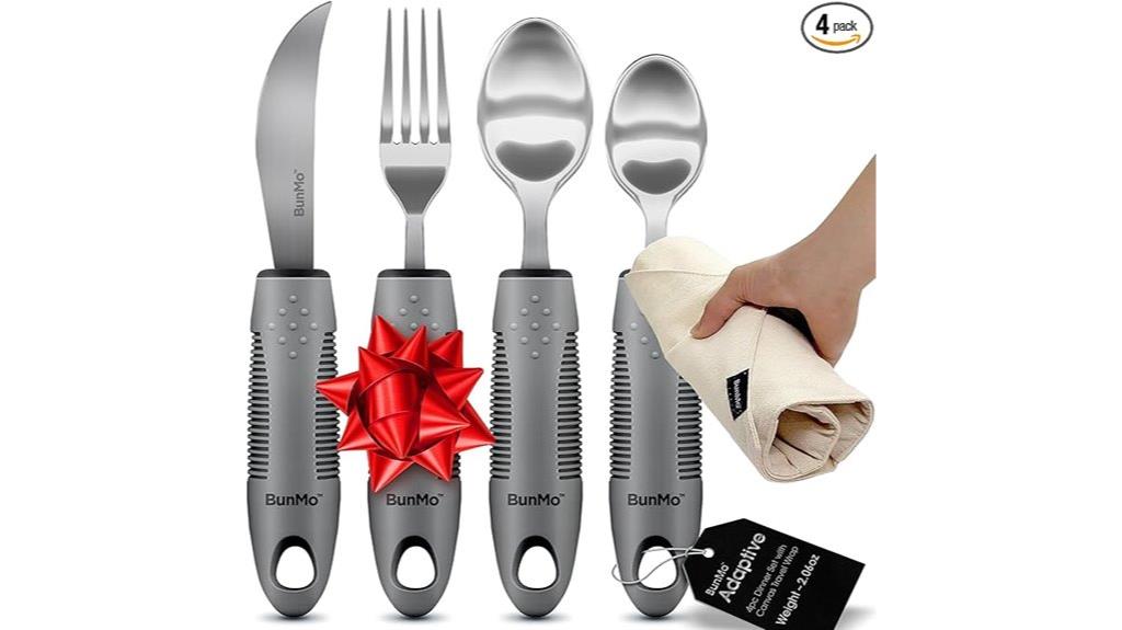 adaptive eating utensils set