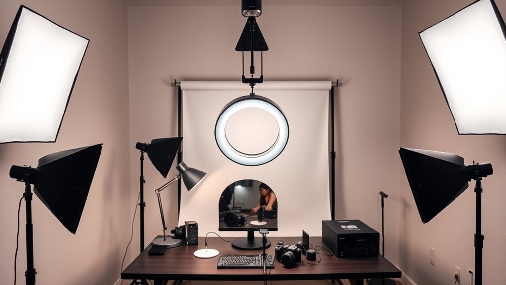adjustable flexible lighting setup