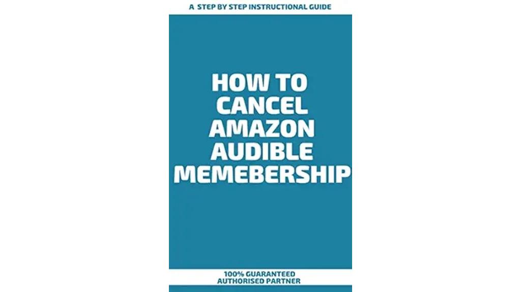cancel audible membership easily