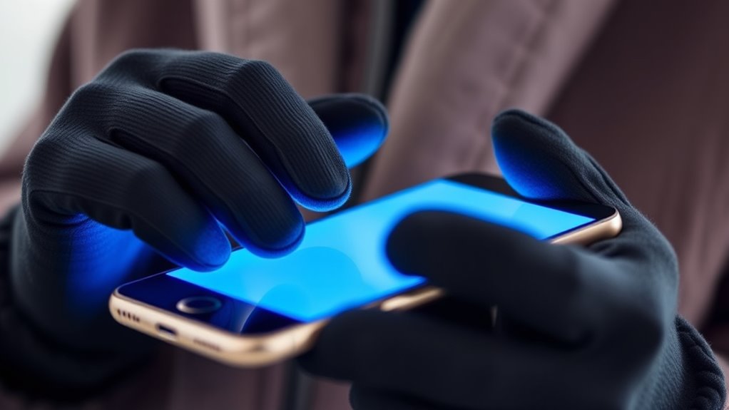 device friendly warm gloves