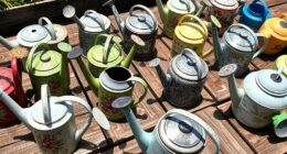 elegant garden watering cans