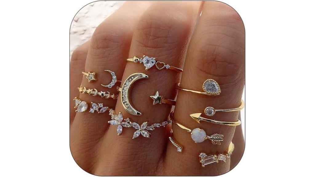 gold women teen rings