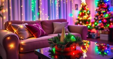 indoor christmas light ideas