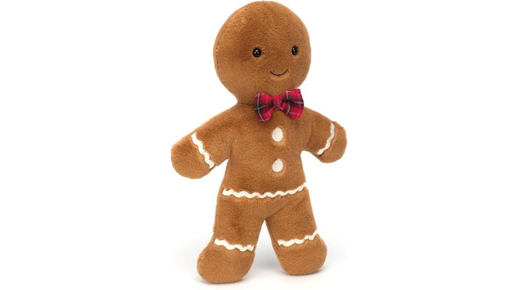 jellycat gingerbread fred plush