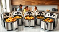 large family air fryers