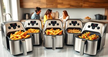 large family air fryers