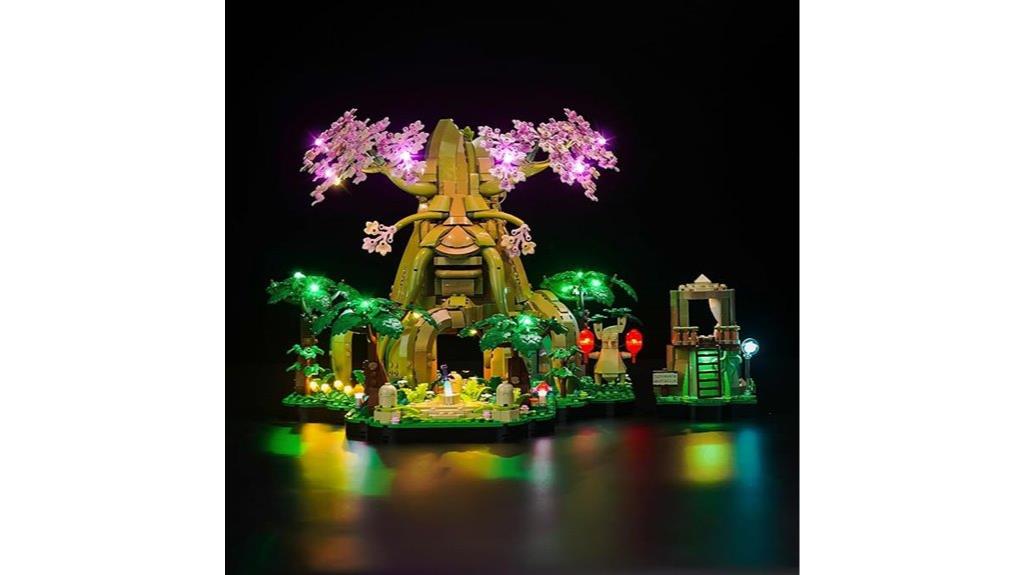 led brick light for lego deku tree