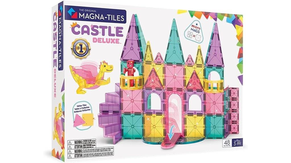 magnetic castle building set