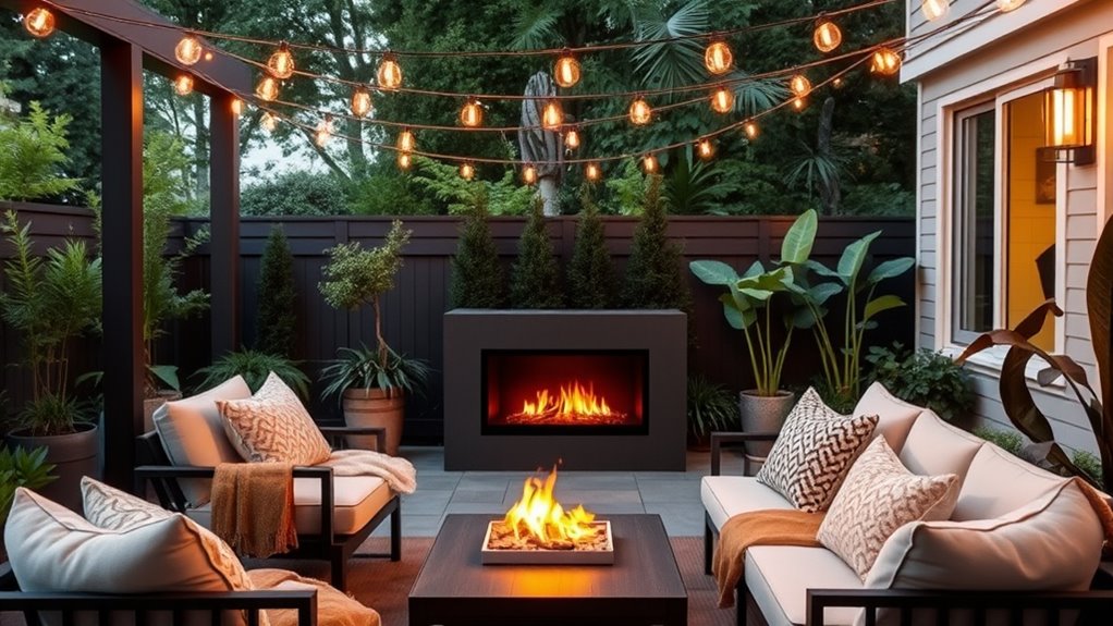 outdoor fireplace safety features