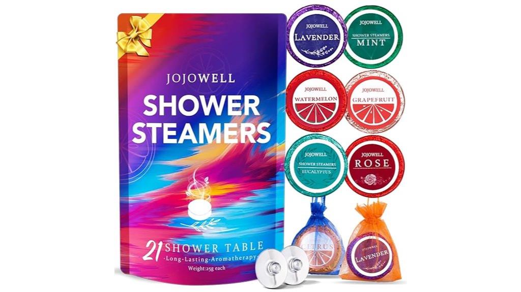 relaxing aromatherapy shower steamers