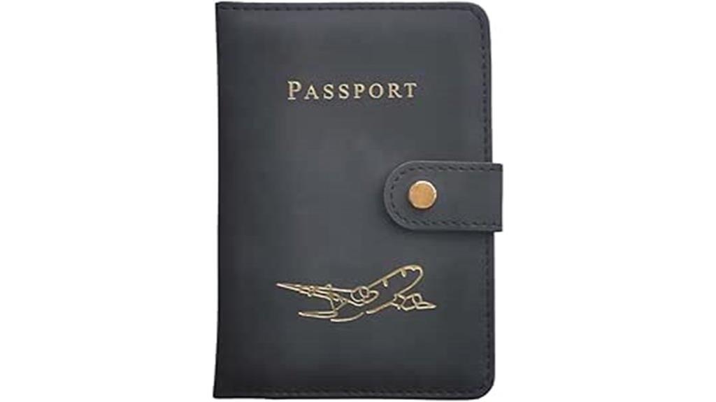 rfid blocking stylish passport holder