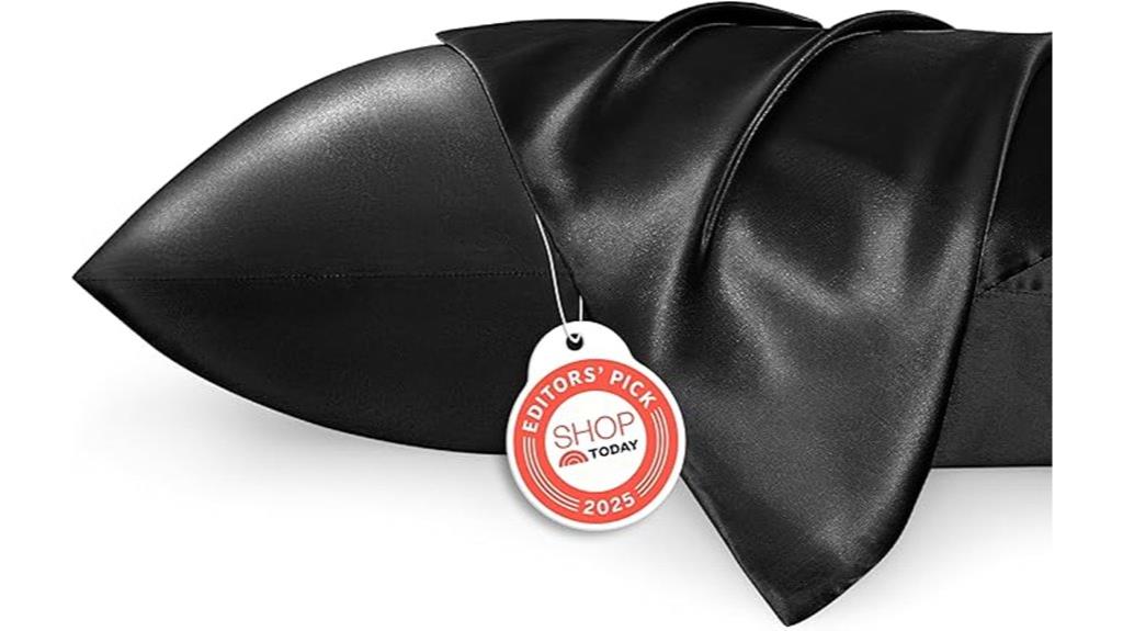 satin pillowcase set