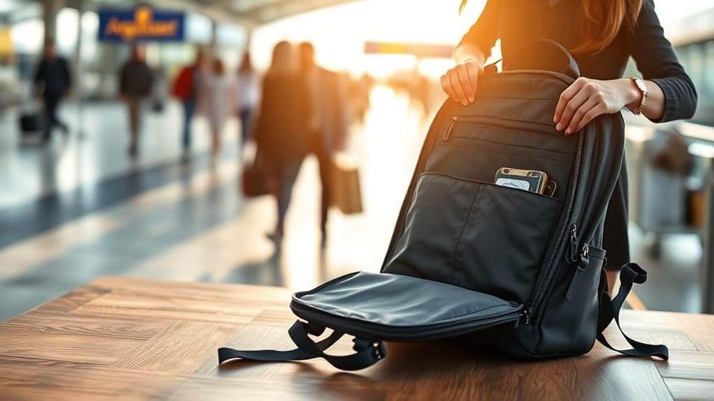 secure practical travel backpack