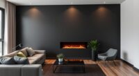 stylish apartment safe electric fireplaces