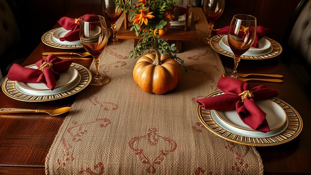 table runner size and durability