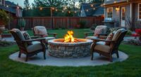 top backyard fire pits