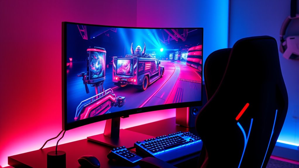 top gaming curved monitors