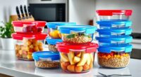 top locking food storage