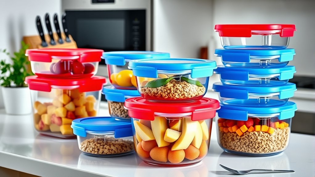 top locking food storage