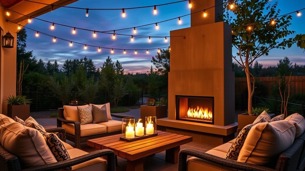 top outdoor electric fireplaces