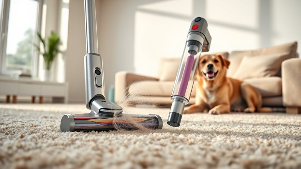 top pet hair upright vacuums
